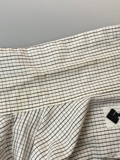 【中古品】【メンズ】 FINESSE フィネス × GOODENOUGH グッドイナフ チェックシャツ 長袖 メンズ トップス 142-260116-em-25-min サイズ：L カラー：ホワイト（チェック柄） 万代Net店