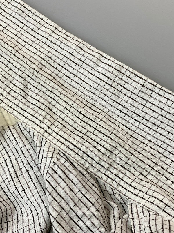 【中古品】【メンズ】 FINESSE フィネス × GOODENOUGH グッドイナフ チェックシャツ 長袖 メンズ トップス 142-260116-em-25-min サイズ：L カラー：ホワイト（チェック柄） 万代Net店