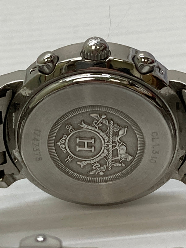 【中古品】【レディース】 HERMES エルメス クリッパー クロノグラフ CL1.310 腕時計 レディース ウォッチ 197-260115-em-25-min カラー：シルバー 万代Net店