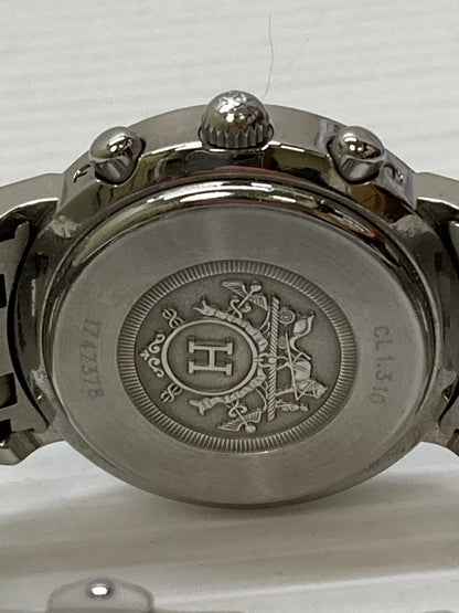 【中古品】【レディース】 HERMES エルメス クリッパー クロノグラフ CL1.310 腕時計 レディース ウォッチ 197-260115-em-25-min カラー：シルバー 万代Net店