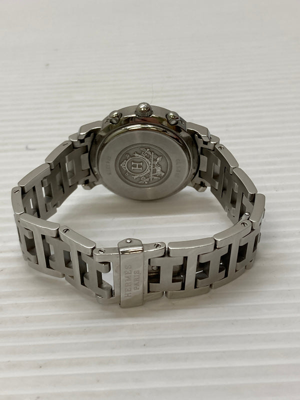 【中古品】【レディース】 HERMES エルメス クリッパー クロノグラフ CL1.310 腕時計 レディース ウォッチ 197-260115-em-25-min カラー：シルバー 万代Net店