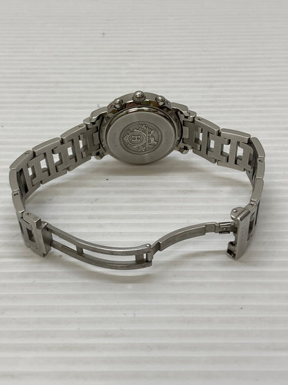 【中古品】【レディース】 HERMES エルメス クリッパー クロノグラフ CL1.310 腕時計 レディース ウォッチ 197-260115-em-25-min カラー：シルバー 万代Net店
