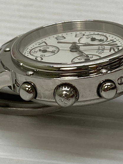 【中古品】【レディース】 HERMES エルメス クリッパー クロノグラフ CL1.310 腕時計 レディース ウォッチ 197-260115-em-25-min カラー：シルバー 万代Net店