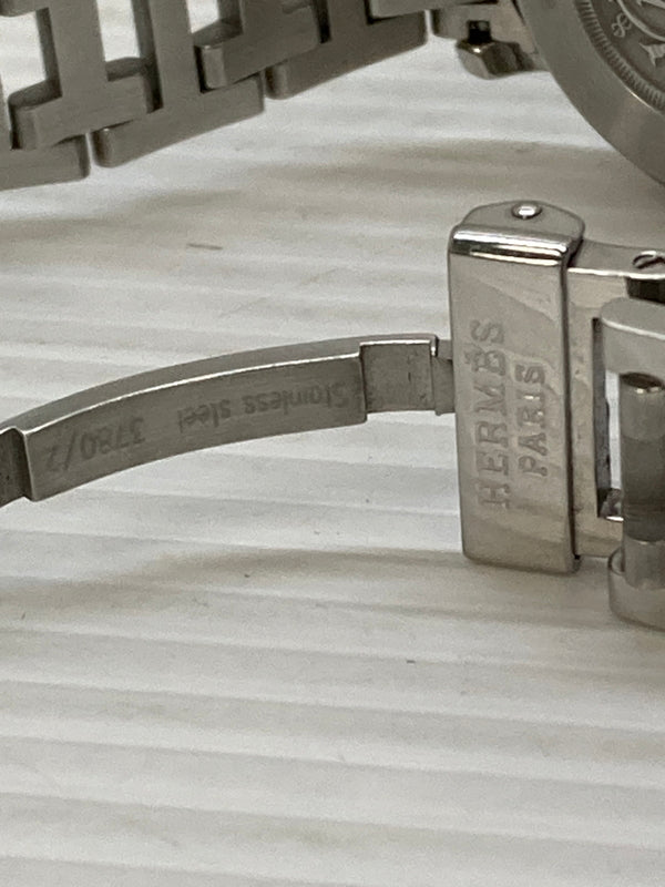 【中古品】【レディース】 HERMES エルメス クリッパー クロノグラフ CL1.310 腕時計 レディース ウォッチ 197-260115-em-25-min カラー：シルバー 万代Net店