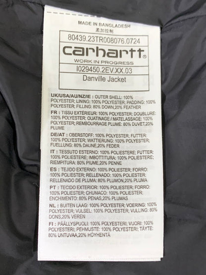 【中古品】【メンズ】 CARHARTT WIP カーハートダブリューアイピー DANVILLE JACKET ダンビルジャケット アウター 142-260114-zi-41-min サイズ：M カラー：ブラウン 万代Net店