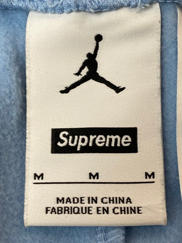 【中古品】【メンズ】 SUPREME シュプリーム × NIKE ナイキ JORDAN TRICOT TRACK PANTS BLUE HF0832-436 24AW ジョーダン トリコ トラック パンツ メンズ ボトムス スポーツ 149-260116-em-21-min サイズ：M カラー：ブルー系 万代Net店
