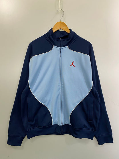 【中古品】【メンズ】 SUPREME シュプリーム × NIKE ナイキ JORDAN TRICOT TRACK JACKET BLUE HF0830‐436 24AW ジョーダン トリコ トラック ジャケット メンズ 149-260116-em-20-min サイズ：L カラー：ブルー系 万代Net店