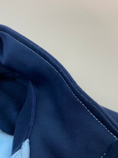 【中古品】【メンズ】 SUPREME シュプリーム × NIKE ナイキ JORDAN TRICOT TRACK JACKET BLUE HF0830‐436 24AW ジョーダン トリコ トラック ジャケット メンズ 149-260116-em-20-min サイズ：L カラー：ブルー系 万代Net店