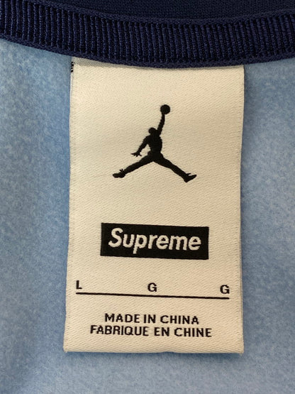 【中古品】【メンズ】 SUPREME シュプリーム × NIKE ナイキ JORDAN TRICOT TRACK JACKET BLUE HF0830‐436 24AW ジョーダン トリコ トラック ジャケット メンズ 149-260116-em-20-min サイズ：L カラー：ブルー系 万代Net店