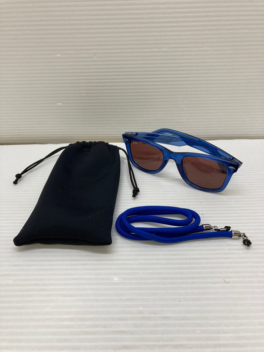 【中古品】【メンズ】 Ray-Ban レイバン ORIGINAL WAYFARER CLASSIC RB2140-F オリジナル ウェイファーラー クラシック サングラス 52□22-150 203-260115-em-16-min カラー：ブルー/ブラウン 万代Net店