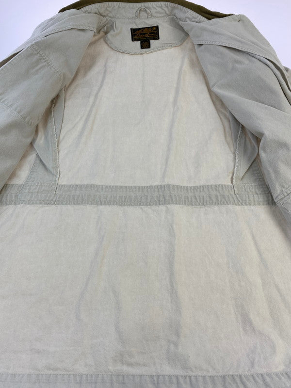 【中古品】【メンズ】 Eddie Bauer エディー・バウアー 80-90’s COVERALL 80-90年代 カバーオール アウター 146-260221-SH-07-min サイズ：L カラー：ホワイト系 万代Net店