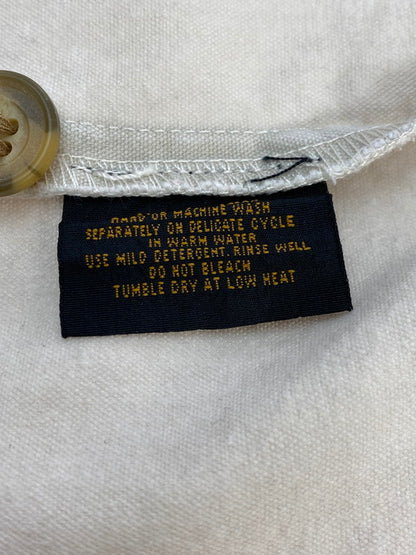 【中古品】【メンズ】 Eddie Bauer エディー・バウアー 80-90’s COVERALL 80-90年代 カバーオール アウター 146-260221-SH-07-min サイズ：L カラー：ホワイト系 万代Net店
