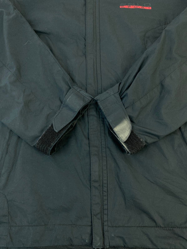 【現状渡し品】【メンズ】 POLO SPORTS ポロスポーツ 90’s JACKET 90年代 ポリエステル ジャケット アウター 146-260221-SH-06-min サイズ：M カラー：ブラック 万代Net店