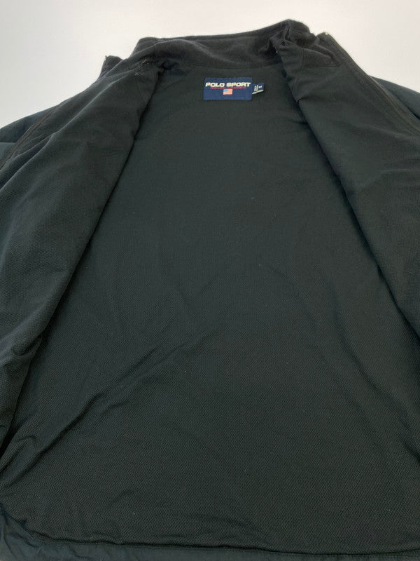 【現状渡し品】【メンズ】 POLO SPORTS ポロスポーツ 90’s JACKET 90年代 ポリエステル ジャケット アウター 146-260221-SH-06-min サイズ：M カラー：ブラック 万代Net店