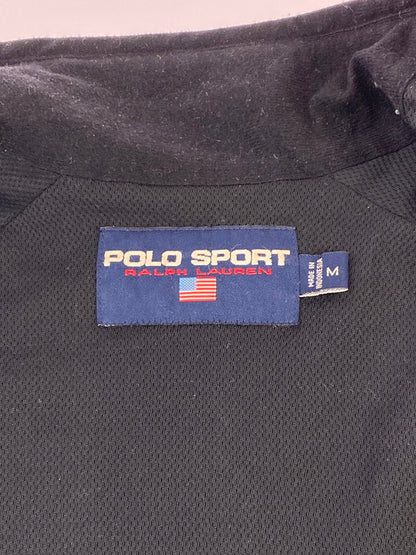 【現状渡し品】【メンズ】 POLO SPORTS ポロスポーツ 90’s JACKET 90年代 ポリエステル ジャケット アウター 146-260221-SH-06-min サイズ：M カラー：ブラック 万代Net店
