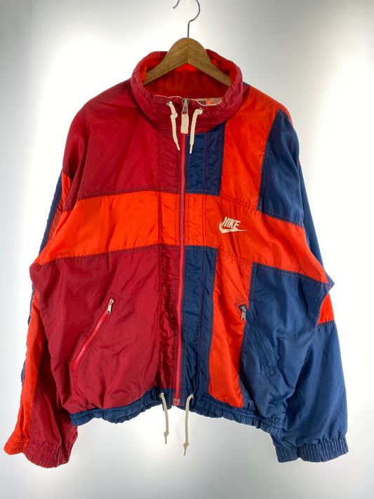 【中古品】【メンズ】 NIKE ナイキ 90S ASYMMETRY NYLON JACKET ナイロンジャケット ライトアウター 146-260208-AS-19-min サイズ：下記参照 カラー：レッド/オレンジ/ネイビー 万代Net店