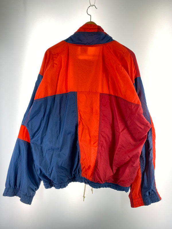【中古品】【メンズ】 NIKE ナイキ 90S ASYMMETRY NYLON JACKET ナイロンジャケット ライトアウター 146-260208-AS-19-min サイズ：下記参照 カラー：レッド/オレンジ/ネイビー 万代Net店