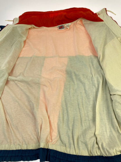 【中古品】【メンズ】 NIKE ナイキ 90S ASYMMETRY NYLON JACKET ナイロンジャケット ライトアウター 146-260208-AS-19-min サイズ：下記参照 カラー：レッド/オレンジ/ネイビー 万代Net店