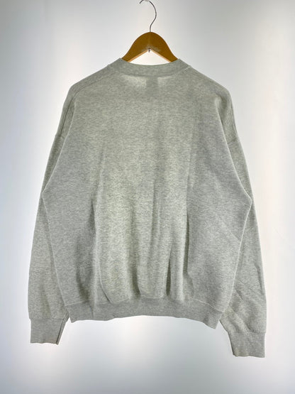 【中古品】【メンズ】 UNKNOWN 90's ALPHABET DESIGN PRINT SWEATSHIRT 90年代 アルファベット デザイン プリントスウェット トップス トレーナー 146-260126-kk-08-min サイズ：XL カラー：グレー 万代Net店
