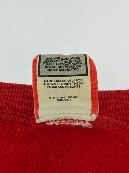 【中古品】【メンズ】 DISNEY WALT DISNEY STUDIOS SWEATSHIRT ディズニー スウェットシャツ トレーナートップス 146-260205-yn-10-min サイズ：L カラー：レッド 万代Net店