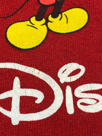 【中古品】【メンズ】 DISNEY WALT DISNEY STUDIOS SWEATSHIRT ディズニー スウェットシャツ トレーナートップス 146-260205-yn-10-min サイズ：L カラー：レッド 万代Net店