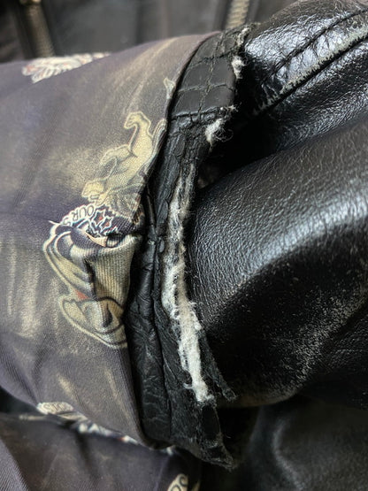 【現状渡し品】【メンズ】 Subciety サブサエティ ×NINE RULAZ LINE ナインルーラーズライン 別注 コラボ SINGLE RIDERS JACKET シングルライダースジャケット アウター レザージャケット 142-260126-SH-11-min サイズ：S カラー：ブラック 万代Net店