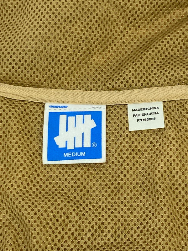 【中古品】【メンズ】 UNDEFEATED アンディフィーテッド 22AW SHERPA JACKET シェルパジャケット アウター フリースジャケット 142-260126-kk-03-min サイズ：M カラー：ブラウン 万代Net店