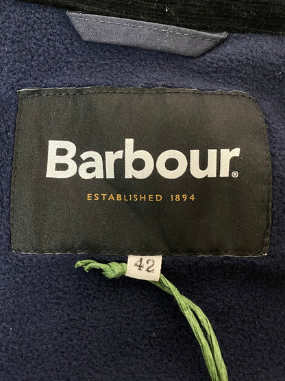 【中古品】【メンズ】 BARBOUR バブアー TRANSPORT STANDCOLLAR 232MCAS075 ONLY ARK別注 トランスポート スタンドカラージャケット メンズ アウター 144-260116-em-18-min サイズ：42 カラー：ネイビー 万代Net店