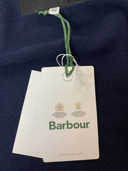【中古品】【メンズ】 BARBOUR バブアー TRANSPORT STANDCOLLAR 232MCAS075 ONLY ARK別注 トランスポート スタンドカラージャケット メンズ アウター 144-260116-em-18-min サイズ：42 カラー：ネイビー 万代Net店