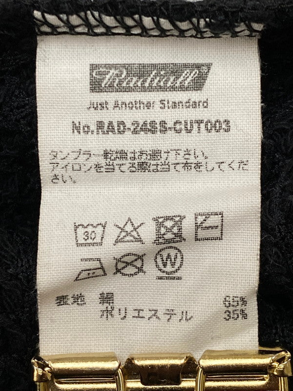 【中古品】【メンズ】 RADIALL ラディアル RAD-24SS-CUT003 BOAT NECK T-SHIRT L S ボートネック ティーシャツ 142-260114-zi-08-min サイズ：XL カラー：ブラック 万代Net店