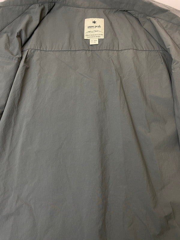 【中古品】【メンズ】 SNOW PEAK スノーピーク UP-JK-25SU702 URBAN RESEARCH DOORS別注 NYLON TUSSAH BLOUSON ナイロン タッサー ブルゾン 144-260114-zi-09-min サイズ：XL カラー：グレー 万代Net店