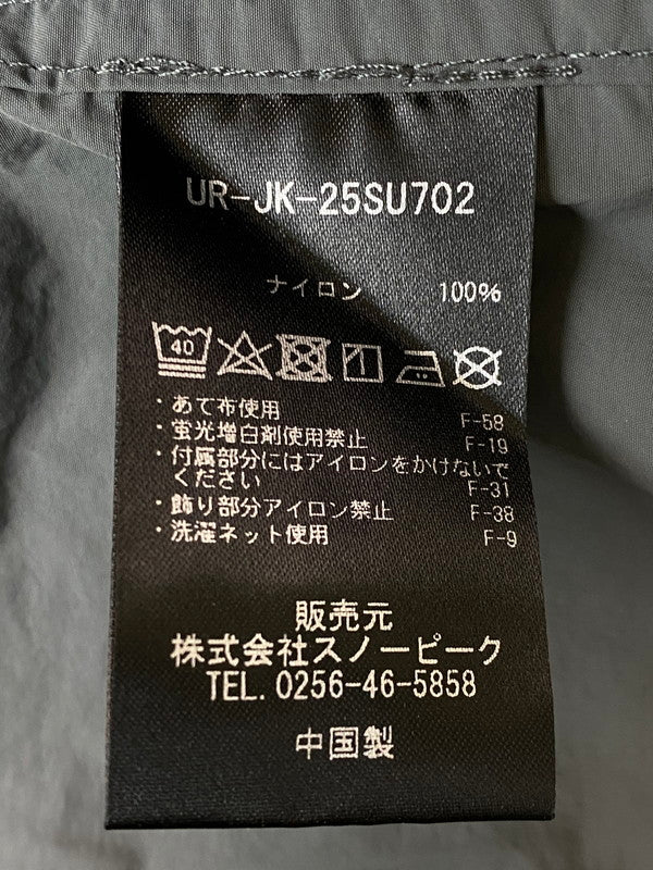 【中古品】【メンズ】 SNOW PEAK スノーピーク UP-JK-25SU702 URBAN RESEARCH DOORS別注 NYLON TUSSAH BLOUSON ナイロン タッサー ブルゾン 144-260114-zi-09-min サイズ：XL カラー：グレー 万代Net店
