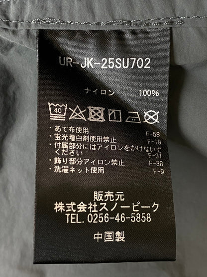 【中古品】【メンズ】 SNOW PEAK スノーピーク UP-JK-25SU702 URBAN RESEARCH DOORS別注 NYLON TUSSAH BLOUSON ナイロン タッサー ブルゾン 144-260114-zi-09-min サイズ：XL カラー：グレー 万代Net店
