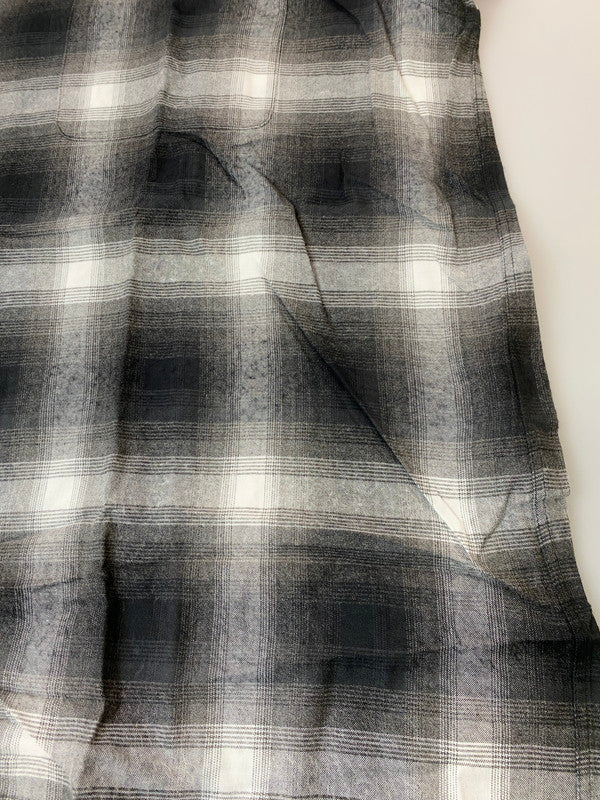 【中古品】【メンズ】 RADIALL ラディアル RAD-24SS-SH004 BELAIR - OPEN COLLARED SHIRT L S シャツ トップス 142-260114-zi-07-min サイズ：XL カラー：ブラック/グレー系/チェック柄 万代Net店