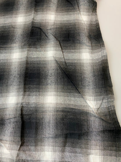 【中古品】【メンズ】 RADIALL ラディアル RAD-24SS-SH004 BELAIR - OPEN COLLARED SHIRT L S シャツ トップス 142-260114-zi-07-min サイズ：XL カラー：ブラック/グレー系/チェック柄 万代Net店