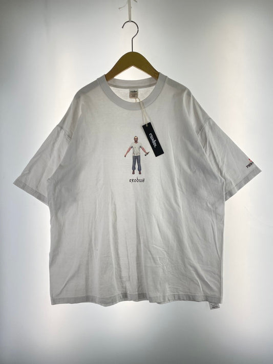 【中古品】【メンズ】 EXODUS エクソダス PISWASSER T SHIRT 半袖Tシャツ トップス 142-260129-zi-02-min サイズ：XL カラー：ホワイト 万代Net店