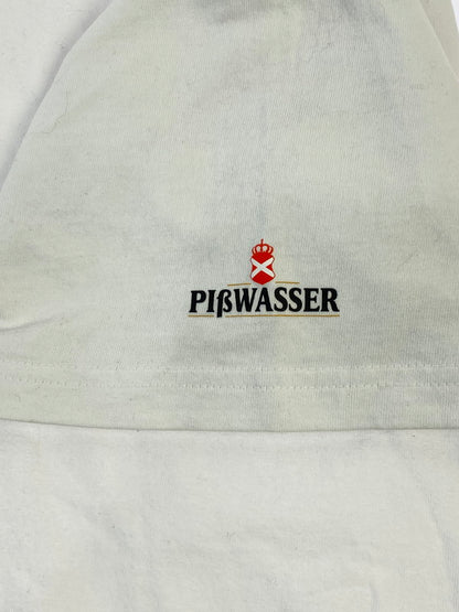 【中古品】【メンズ】 EXODUS エクソダス PISWASSER T SHIRT 半袖Tシャツ トップス 142-260129-zi-02-min サイズ：XL カラー：ホワイト 万代Net店