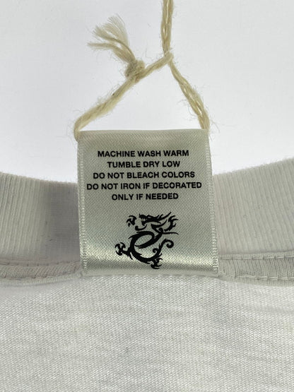 【中古品】【メンズ】 EXODUS エクソダス PISWASSER T SHIRT 半袖Tシャツ トップス 142-260129-zi-02-min サイズ：XL カラー：ホワイト 万代Net店