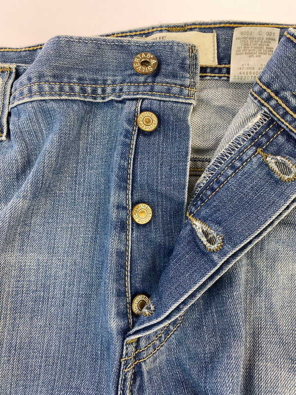 【中古品】【メンズ】 Levi's リーバイス 00'S SILVER TAB TRUE STRAIGHT DENIM PANTS デニムパンツ 157-260331-zi-49-min サイズ：Ｗ38L32 カラー：インディゴ 万代Net店