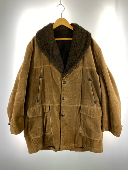 【現状渡し品】【メンズ】 USED ランチコート アウター コーデュロイ 146-260912-hu-61-min サイズ：サイズ表記なし カラー：ブラウン系 万代Net店