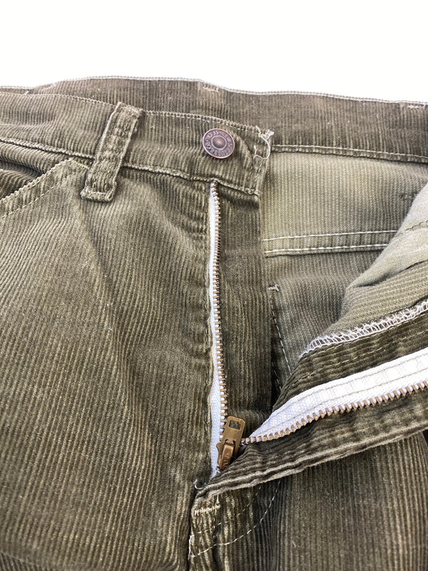 【中古品】【メンズ】 LEVI'S リーバイス 70-80'S 519 CORDUROY PANTS 70-80年代 コーデュロイパンツ ボトムス 157-260724-hu-47-min サイズ：タグ印字消えのため不明 カラー：カーキ系 万代Net店