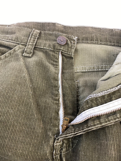 【中古品】【メンズ】 LEVI'S リーバイス 70-80'S 519 CORDUROY PANTS 70-80年代 コーデュロイパンツ ボトムス 157-260724-hu-47-min サイズ：タグ印字消えのため不明 カラー：カーキ系 万代Net店
