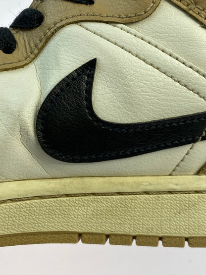 【中古品】【メンズ/レディース】 NIKE ナイキ BQ6472-103 WOMEN'S AIR JORDAN 1 MID DESERT 靴 シューズ スニーカー SNEAKERS 160-260114-zi-60-min サイズ：25cm カラー：ベージュ/ホワイト 万代Net店