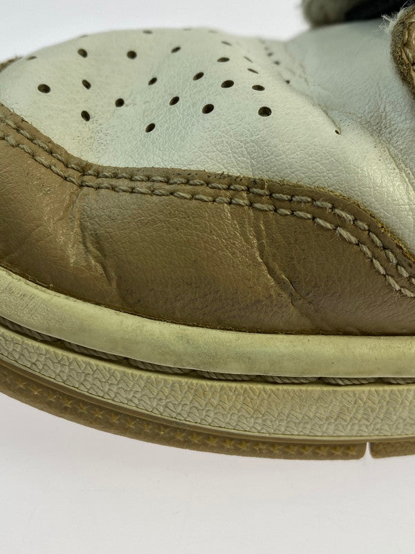 【中古品】【メンズ/レディース】 NIKE ナイキ BQ6472-103 WOMEN'S AIR JORDAN 1 MID DESERT 靴 シューズ スニーカー SNEAKERS 160-260114-zi-60-min サイズ：25cm カラー：ベージュ/ホワイト 万代Net店