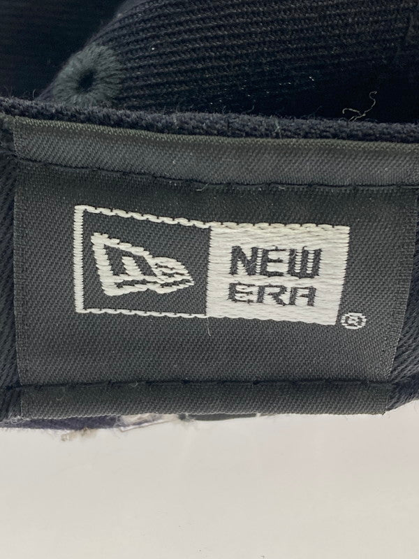【中古品】【メンズ】 YOHJI YAMAMOTO POUR HOMME ヨウジヤマモト × NEW ERA ニューエラ LOGO CAP ロゴ キャップ 帽子 185-260125-em-14-min サイズ：7 1/8 カラー：ネイビー 万代Net店