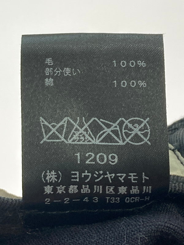 【中古品】【メンズ】 YOHJI YAMAMOTO POUR HOMME ヨウジヤマモト × NEW ERA ニューエラ LOGO CAP ロゴ キャップ 帽子 185-260125-em-14-min サイズ：7 1/8 カラー：ネイビー 万代Net店