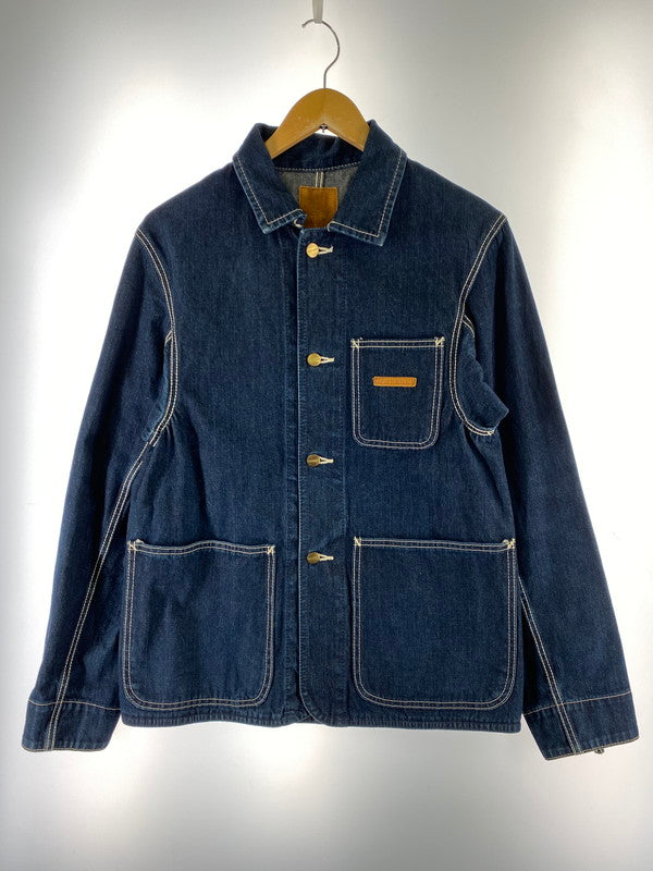 【中古品】【メンズ】 CORE FIGHTER コアファイター DENIM COVERALL デニム カバーオール メンズ アウター デニムジャケット 145-260318-em-45-min サイズ：M カラー：インディゴブルー 万代Net店