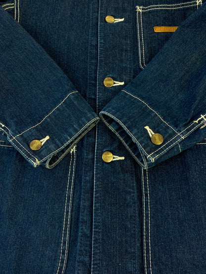 【中古品】【メンズ】 CORE FIGHTER コアファイター DENIM COVERALL デニム カバーオール メンズ アウター デニムジャケット 145-260318-em-45-min サイズ：M カラー：インディゴブルー 万代Net店
