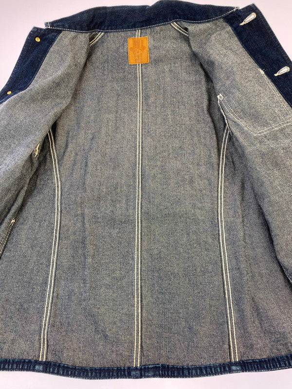 【中古品】【メンズ】 CORE FIGHTER コアファイター DENIM COVERALL デニム カバーオール メンズ アウター デニムジャケット 145-260318-em-45-min サイズ：M カラー：インディゴブルー 万代Net店