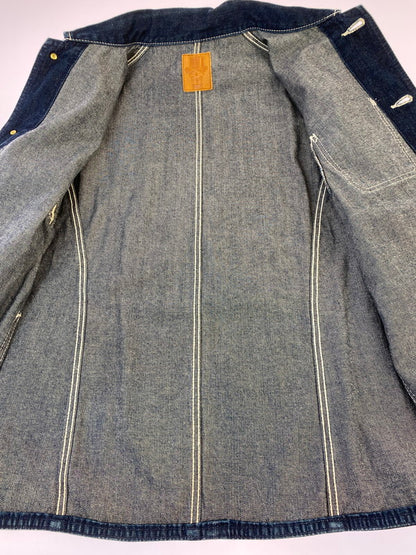 【中古品】【メンズ】 CORE FIGHTER コアファイター DENIM COVERALL デニム カバーオール メンズ アウター デニムジャケット 145-260318-em-45-min サイズ：M カラー：インディゴブルー 万代Net店